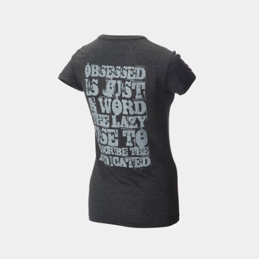 Camiseta Inov-8 Tri Blend 'obsessed' Mujer Negra